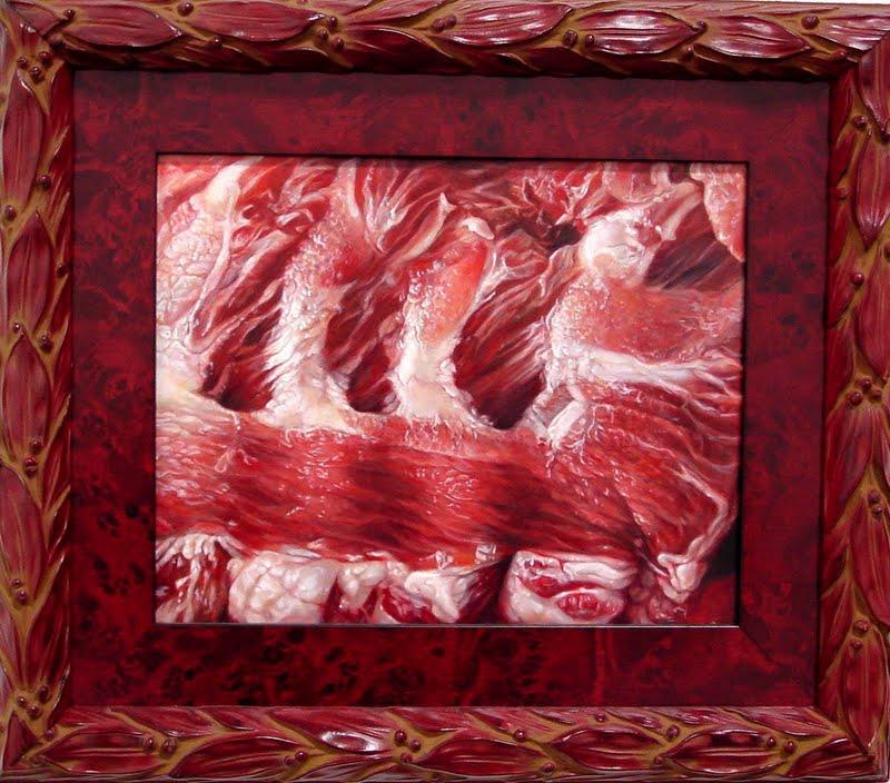 Victoria Reynolds Meat Paintings