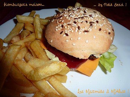 Hamburgers maison (by Petit Sorci)