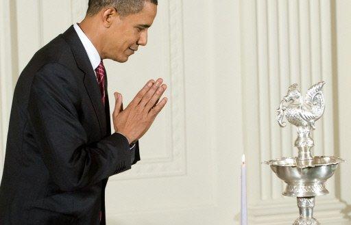 Obama célèbre la fête hindoue du Diwali à la Maison Blanche