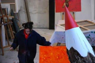 travaille l'abstrait avec l'artiste !