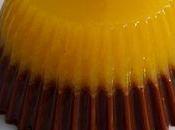 Flan bicolore orange chocolat (sans oeufs gluten)