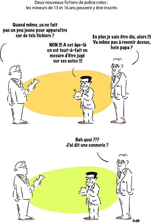 Deux nouveaux fichiers de police crées : les mineurs de 13 et 16 ans peuvent y être inscrits