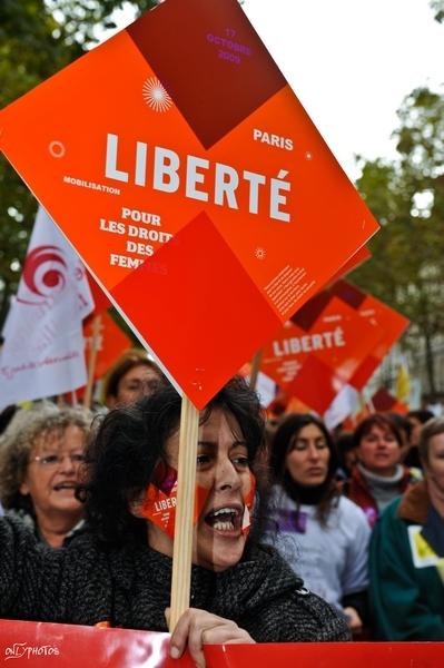 Manifestation pour l'égalité hommes-femmes - Paris -