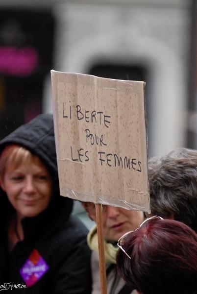 Manifestation pour l'égalité hommes-femmes - Paris -