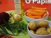 Soupe betterave, carottes, pommes terre