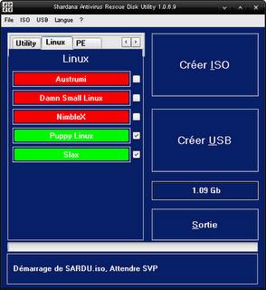 Shardana Antivirus Rescue Disk Utility  (sauver windows)