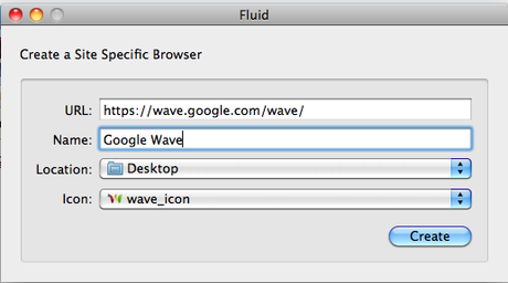 fluid wave Un client Google Wave pour Mac