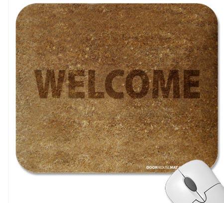 Welcome-mouse-pad