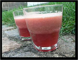 Cocktail pomme - poire - framboise