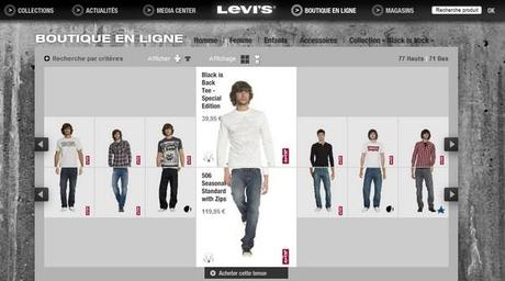 Comment augmenter le taux de transformation de votre eCommerce ? boutique levis