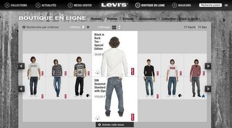 Comment augmenter le taux de transformation de votre eCommerce ? boutique levis