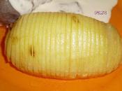 Pommes terre "éventail"