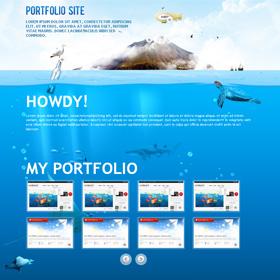 template portfolio gratuite