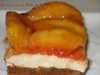 Carrés aux Pêches et au Mascarpone