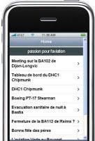 Passion pour l'aviation optimisé pour Smartphone et iPhone