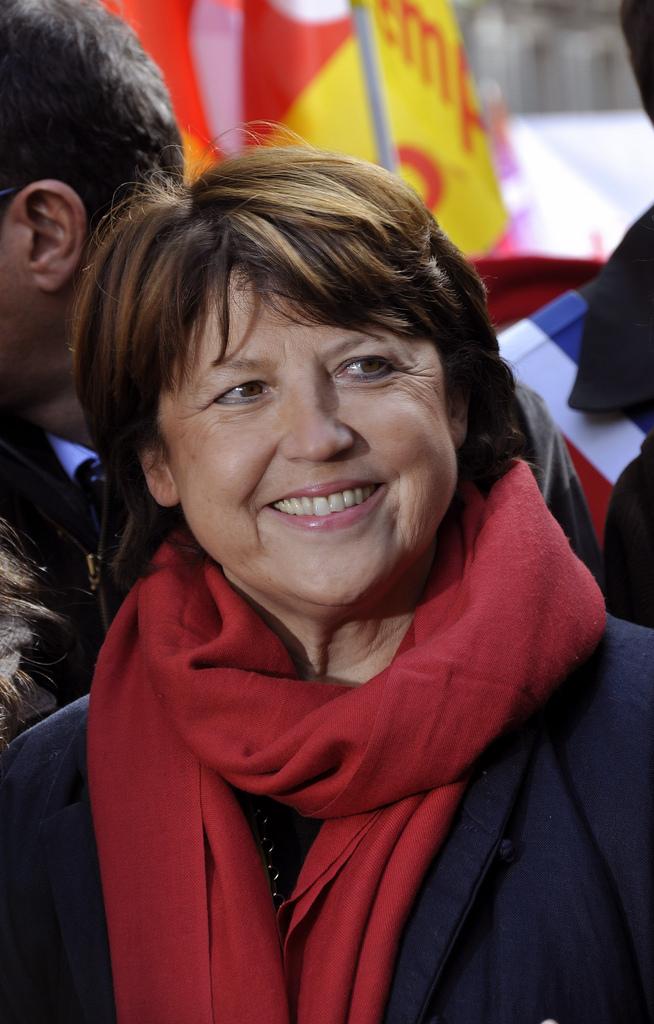 Manif des femmes - Martine Aubry (74)