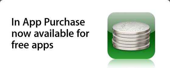 in app purchase disponible dans des applications gratuites