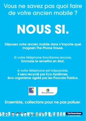 The Phone House - collecte téléphones mobiles usagés - DEEE