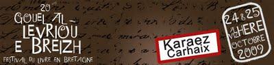 festival  du livre en Bretagne