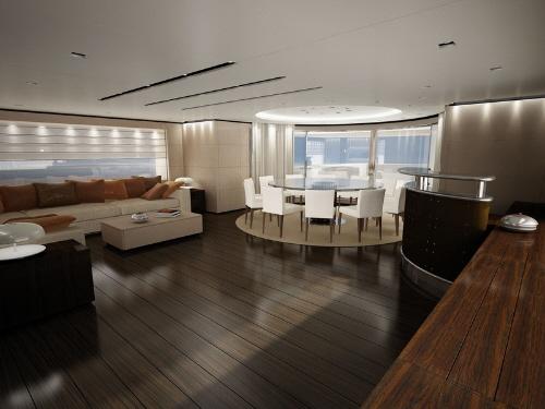 Yacht géant - Intérieur Luxueux