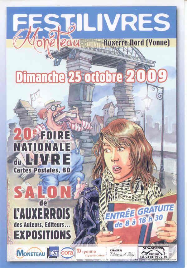 Demain, c'est le Festilivres 2009 à Monéteau