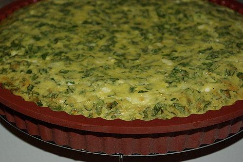 Frittata aux trois fromages...avec les moyens du bord!