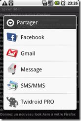 03 thumb [Android] Widget RSS pour Spawnrider.Net