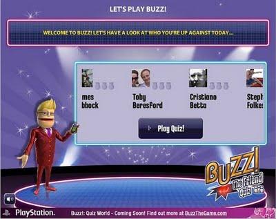 Buzz! The Friend Quiz sur Facebook