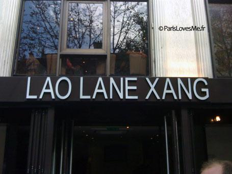 Lao Lane Xang le restaurant laotien du quartier chinois à Paris
