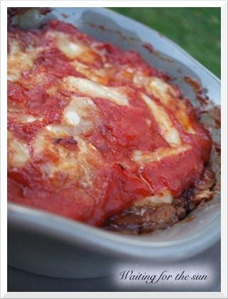 ≈ GRATINS D'AUBERGINES AUX TOMATES ET PARMESAN ≈