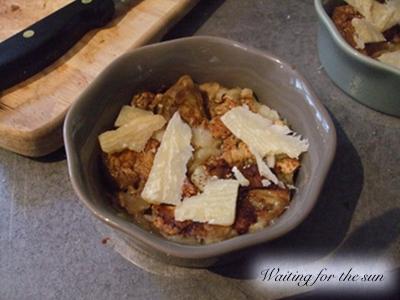 ≈ GRATINS D'AUBERGINES AUX TOMATES ET PARMESAN ≈