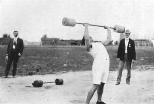 Perikles Kakousis aux Jeux olympiques de 1904. http://i44.tinypic.com/2dskbcw.jpg. JANIN Marie.