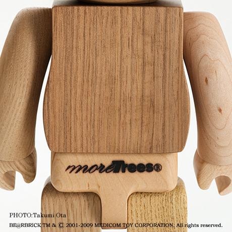 MORE TREES 400% WOODEN BE@RBRICK