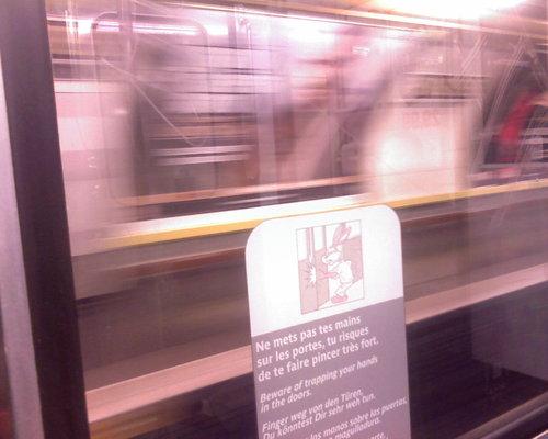 Dans le metro du retour