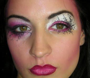 Pink and purple makeup - Weekly challenge (Breast Cancer Awareness)