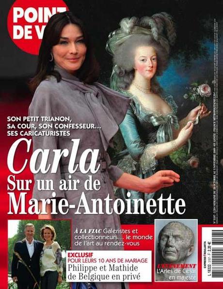 Carla sur un air de Marie-Antoinette