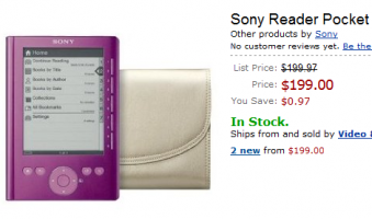 Le PRS-300, vendu à 199 $ : Sony lance les commandes