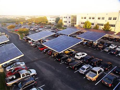 Google - solaire - parking - Solar Grove