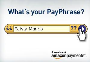 Amazon payments PayPhrase innovation