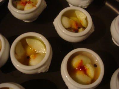 Pommes aux pistils de safran en soupière lutée de Pierre Hermé