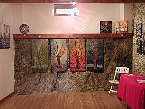 En attendant le vernissage...Galerie Salimonde à Boissezon (81)