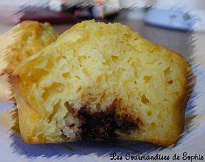 Muffins au coeur de Nutella