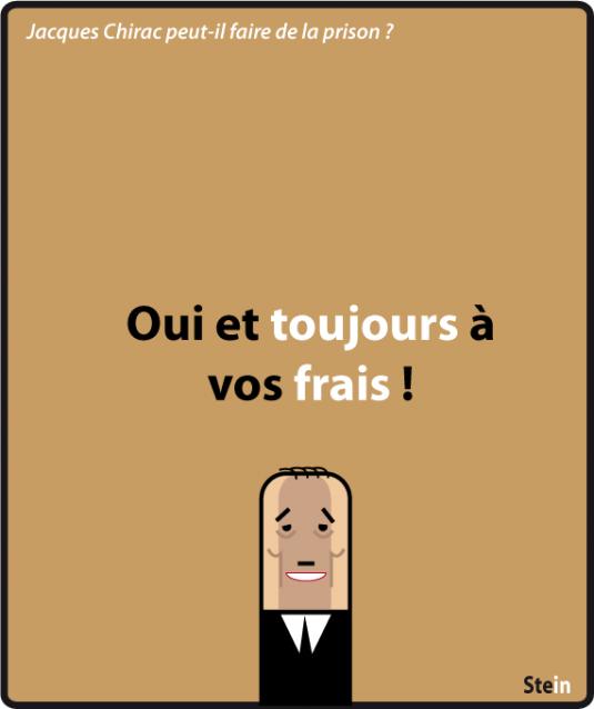 Jacques Chirac : Noël en correctionnelle, Pâques en prison.