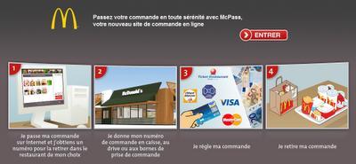 McPass : pré-commandez votre McDo sur internet McPass : pré-commandez votre McDo sur internet
