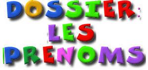 Dossier des prénoms