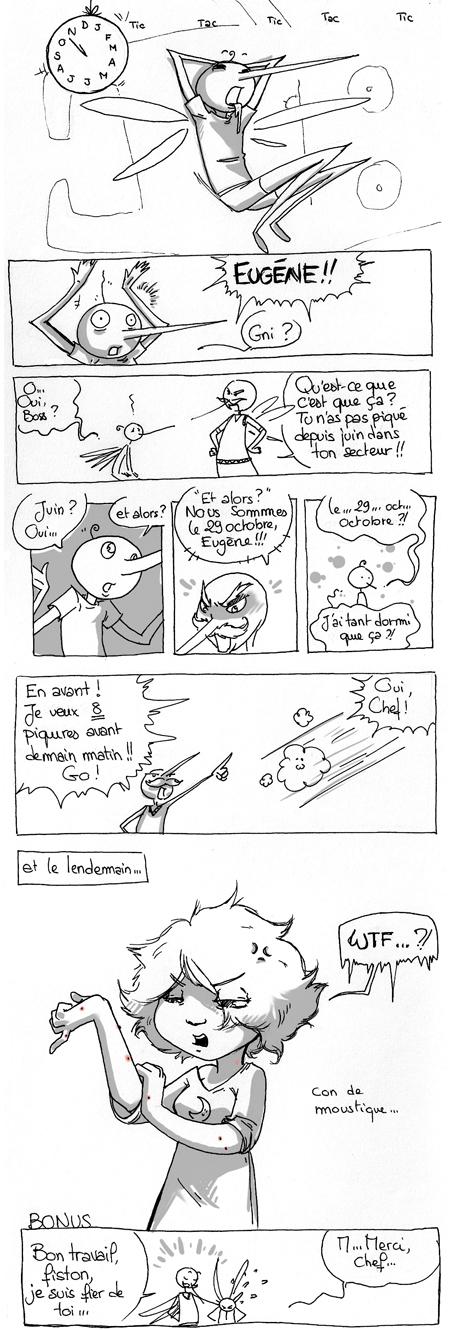 Eugène, le moustique retardataire... *grr*