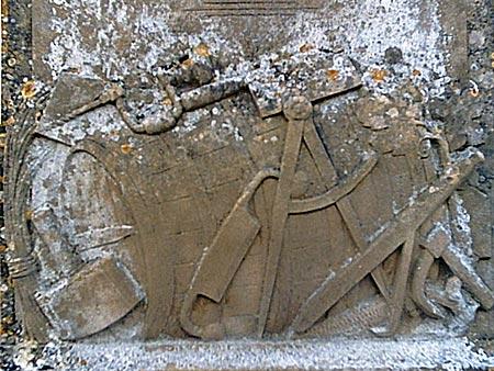 La tombe d'un tonnelier à Lignières (37)