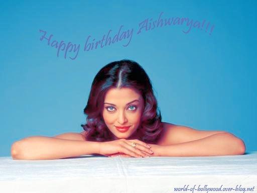 Joyeux anniversaire Aishwarya Rai Bachchan!!