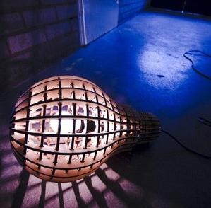 lampe ampoule woodlight
