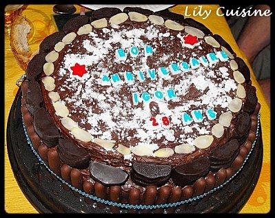 Gâteau d'anniversaire au Nutella